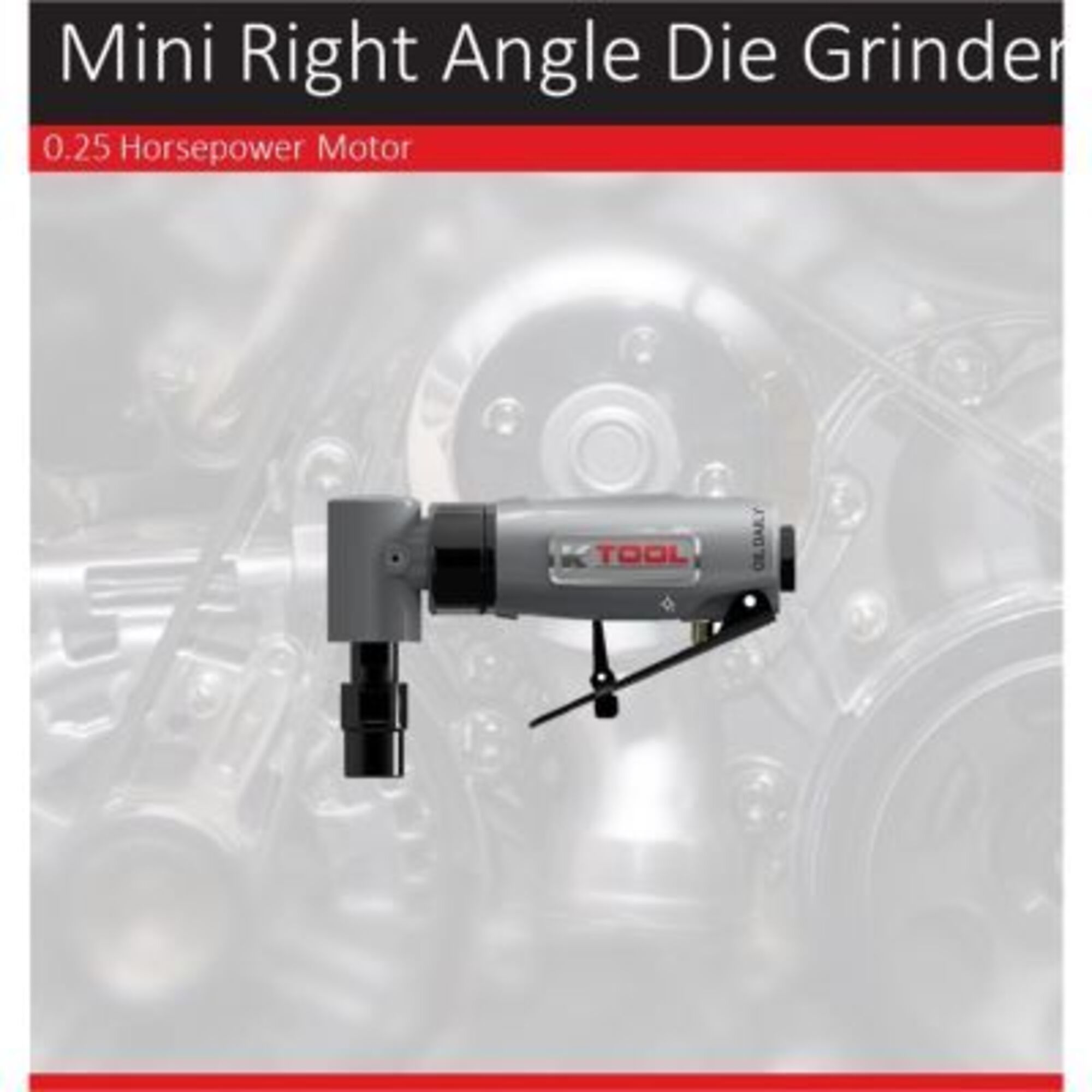 K Tool International Gearless Angle Grinder, Model# KTI87127